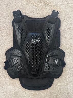 Fox Black Protective Raceframe Chest & Back Armor Vest Small/Med